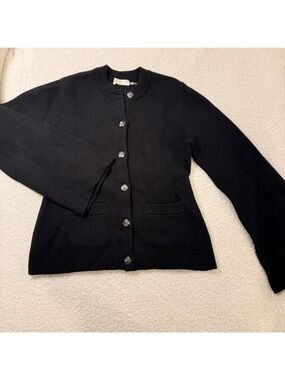 Georgie black button cardigan 🖤
